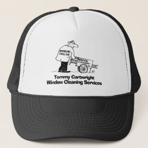 Windows Reinigingsbedrijf. Trucker Pet