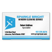 Windows-reinigingsservice Magnetisch Visitekaartje (Voorkant)