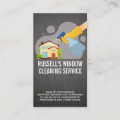 Windows Reinigingsservice Spray Home Visitekaartje (Voorkant)