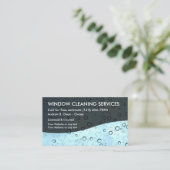 Windows-reinigingsservice Visitekaartje (Staand voorkant)