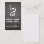 Windows-reinigingsservice Visitekaartje (Voorkant / Achterkant)