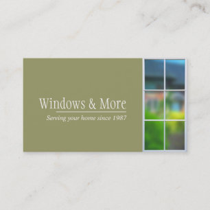 Windows Replacement Installer Company Visitekaartje