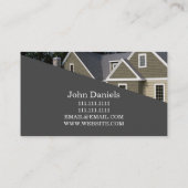 Windows Siding Contractor Construction Visitekaartje (Achterkant)