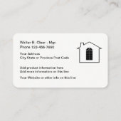 Windows Treatment Services Visitekaartje (Achterkant)