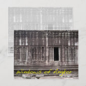 Windows van Angkor Briefkaart (Voorkant / Achterkant)