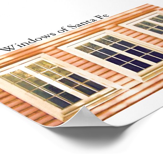 Windows van Santa Fe Poster (Hoek)