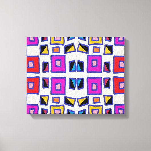 Windows van verwachting canvas afdruk (Voorkant)