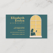 Windows Vrouwenleesboek Visitekaartje (Achterkant)