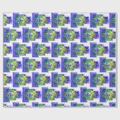 Windows-waterverf Cadeaupapier (Vlak)