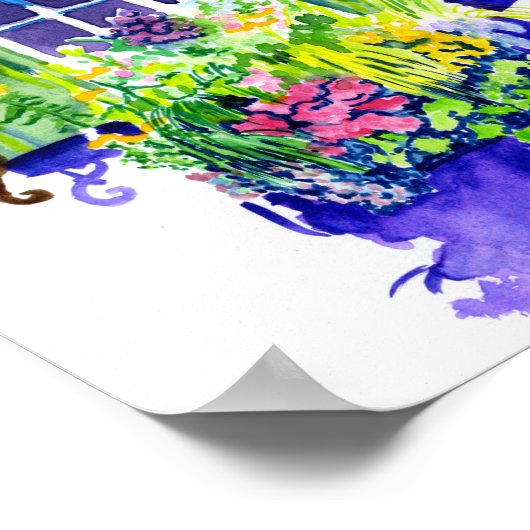 Windows-waterverf Poster (Hoek)