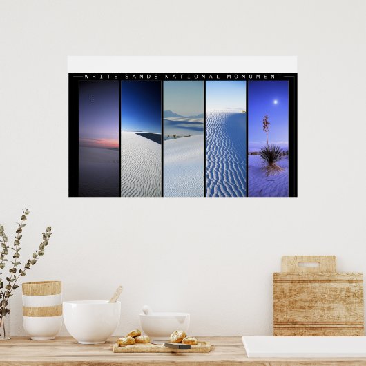Windows White Sands Poster (Keuken)