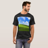 Windows XP-achtergrond T-shirt (Voorkant volledig)