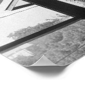 Windows, zwarte en witte foto's (Poster) Poster (Hoek)