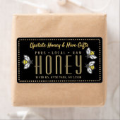 WindowsPane Bijen Gouden Rand Honing Label (Insitu)