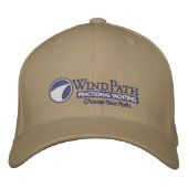 WindPath-Pet Geborduurde Pet (Voorkant)