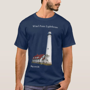 Windpunt Vuurtoren shirt witte belettering