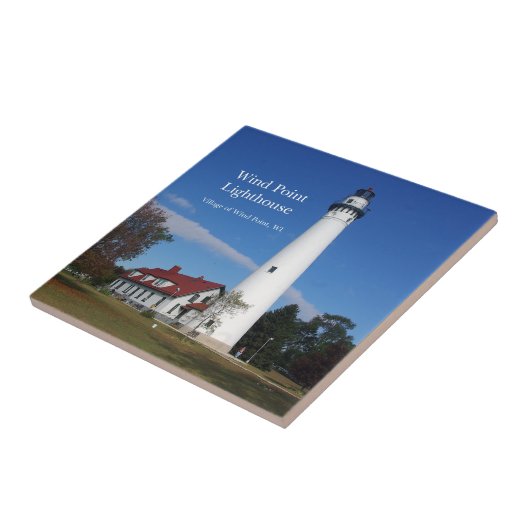 Windpuntvuurtoren Tegeltje (Zijkant)