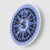 Windrichting van scheepskompassen Delft-Blue-look Grote Klok (Hoek)