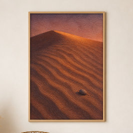 Windrimpels bij schemering Gouache Boho Kunstposte Poster