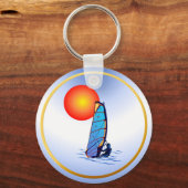 Windringloop Surf Sleutelhanger (Voorkant)