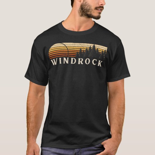 Windrock Tn Evergreen Sunset Tighties T-shirt (Voorkant)