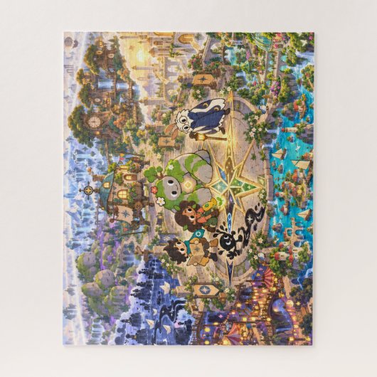 Windroos Legpuzzel (Verticaal)