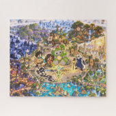 Windroos Legpuzzel (Horizontaal)