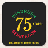 Windrush 75th Jubileum Kartonnen Onderzetters (Voorkant)