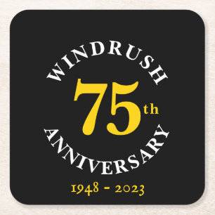Windrush 75th Jubileum Kartonnen Onderzetters