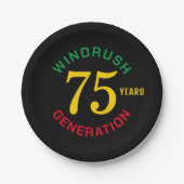 Windrush 75th Jubileum Papieren Bordje