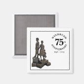Windrush 75th Jubileum Statue Magneet (Voorkant / Achterkant)