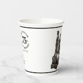 Windrush 75th Jubileum Statue Papieren Bekers (Links)