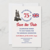 WINDRUSH 75th Jubileum Union Jack Save The Date (Voorkant)
