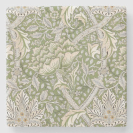 Windrush-patroon (van William Morris) Stenen Onderzetter