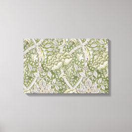 Windrush Pattern (door William Morris) Canvas Afdruk