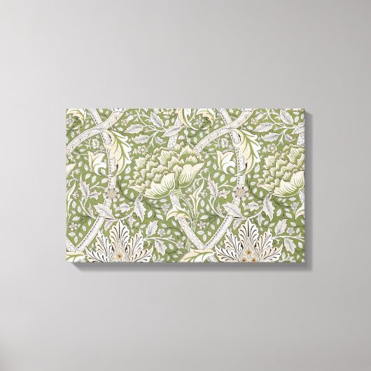 Windrush Pattern (door William Morris) Canvas Afdruk (Voorkant)