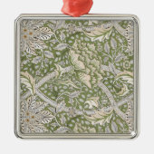Windrush Pattern (door William Morris) Metalen Ornament (Voorkant)