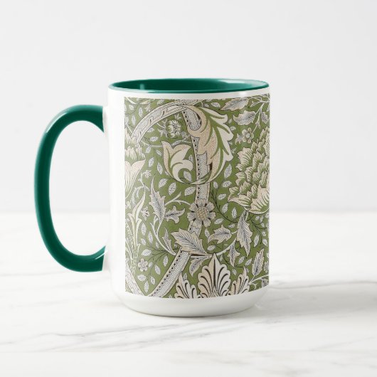 Windrush Pattern (door William Morris) Mok (Links)