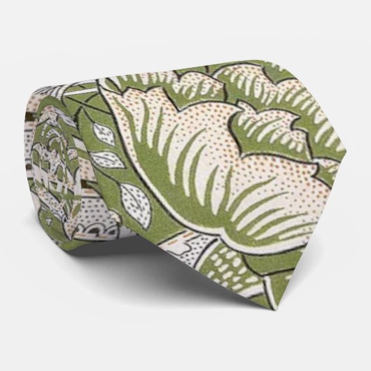 Windrush Pattern (door William Morris) Stropdas (Opgerold)