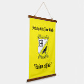 Winds Lodge Banner Hangend Wandkleed (Gebogen)