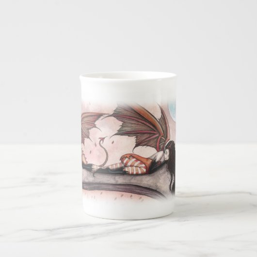 Winds of Autumn Fairy Dragon Tall Mok (Voorkant)