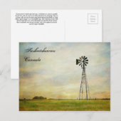 "Winds of Change" Saskatchewan Canada Briefkaart (Voorkant / Achterkant)