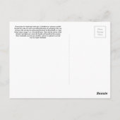 "Winds of Change" Saskatchewan Canada Briefkaart (Achterkant)