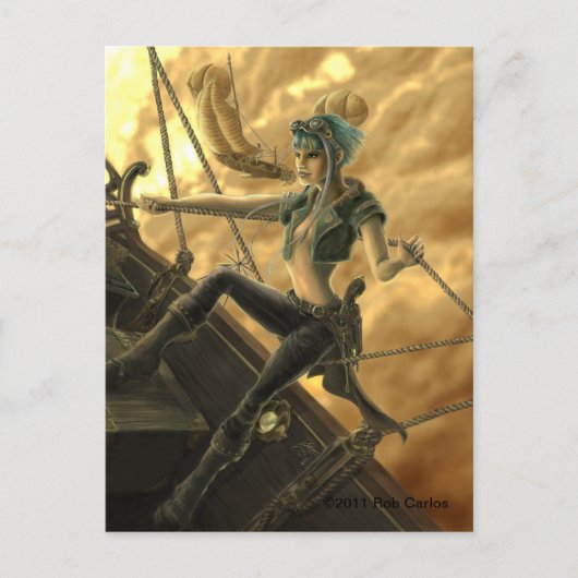 Windsailor Juili Briefkaart (Voorkant)