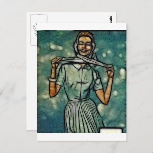 windslap briefkaart (Voorkant / Achterkant)