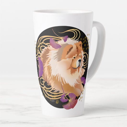 WINDSONG - Chow 17 ounce Latte mok (Rechterhoek)