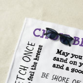 WINDSONG CHOW BEACH REGELS strandhanddoek Strandlaken (In situ)