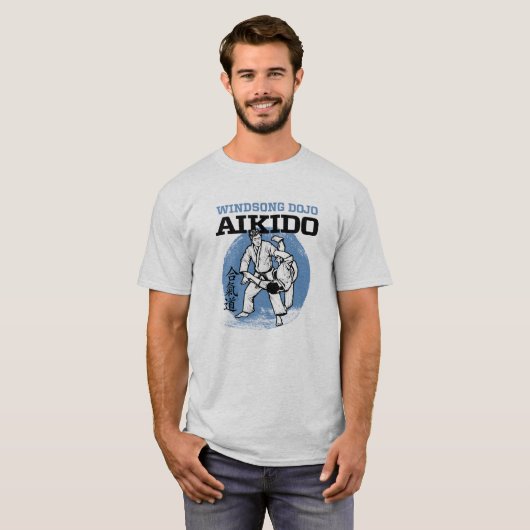 Windsong Dojo Aikido T-shirt (Voorkant volledig)