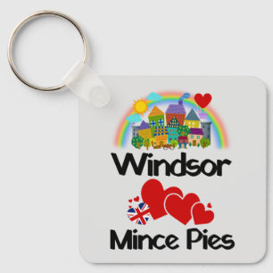 Windsor, Berkshire houdt van gehakt taarten Sleutelhanger