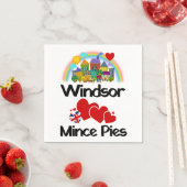 Windsor, Berkshire UK Loves Mince Pies Servet (Insitu)